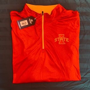 NWT Men’s 2XL IOWA STATE CYCLONES 1/4 Zip Pullover
